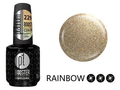 Platinum LED-tech BOOSTER COLOR Rainbow - Gatsby (229), 15ml - sơn-gel KHÔNG MÀI
