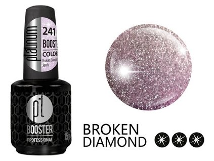 Platinum LED-tech BOOSTER COLOR Broken Diamond - Janis (241), 15ml - Sơn-gel KHÔNG MÀI