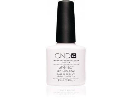 CND SHELLAC™ - UV COLOR - CREAM PUFF bílý na francii, 0.25oz (7,3ml)