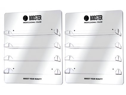 Platinum BOOSTER KỆ TRƯNG BẦY cheo lên tường, 2x48 chỗ - tù gương