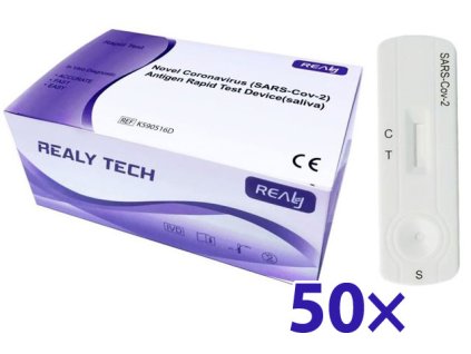 REALY TECH - Antigen Rapid Test - (Antigenic test xét nghiệm Covid-19 TỪ NƯỚC BỌT) 50c