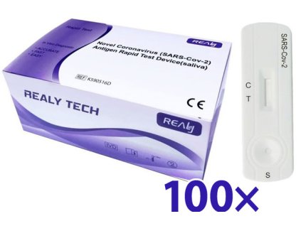 REALY TECH - Antigen Rapid Test - (Antigenic test xét nghiệm Covid-19 TỪ NƯỚC BỌT) 100c
