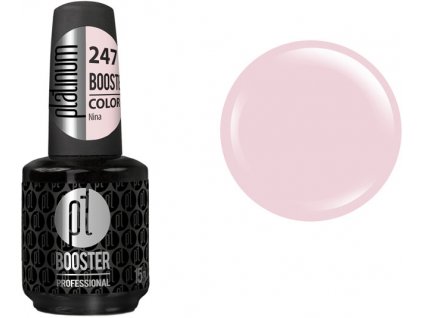 Platinum LED-tech BOOSTER COLOR  Nina (247), 15ml - sơn-gel KHÔNG MÀI