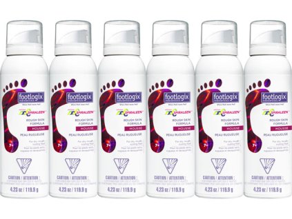 DOTAČNÍ PROGRAM - MANI-PEDI COVID 7. Footlogix Profi Pack Rough Skin Formula (7+) - pěna pro velmi hrubou pokožku, 6x125 ml (4.2 oz.)