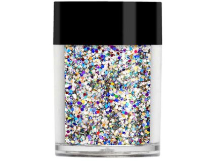 Lecenté HOLOGRAPHIC MULTI GLITZ - holografic NHŨ MULTI - SILVER, 8.5g