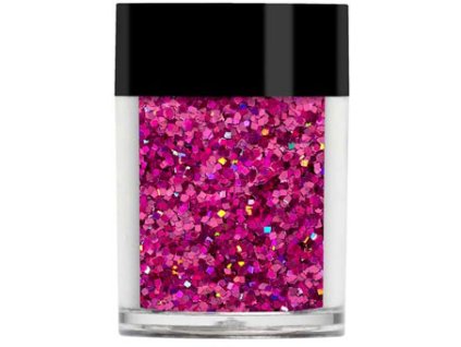 Lecenté HOLOGRAPHIC SQUARES - holografic hình vuông - BRIGHT PINK, 7g