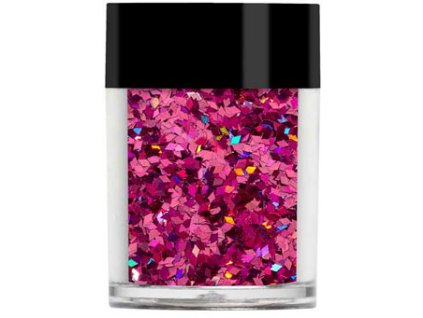 Lecenté HOLOGRAPHIC DIAMONDS - holografic kosohình vuông - HOT PINK, 7g
