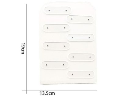 MAGNETIC DISPLAY BOARD - magnetický stojan pro prezentaci nail artu – BÍLÝ