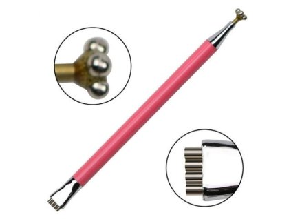 MAGNETIC PEN - oboustranné magnetické zdobící pero, 2 vzory