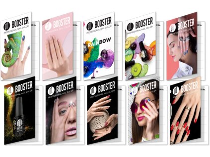 Platinum BOOSTER LOYALTY CARD - oboustranné věrnostní a objednávkové kartičky, MIX 10ks (55x85mm)