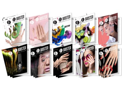 Platinum BOOSTER LOYALTY CARD - oboustranné věrnostní a objednávkové kartičky, MIX 100ks (55x85mm)