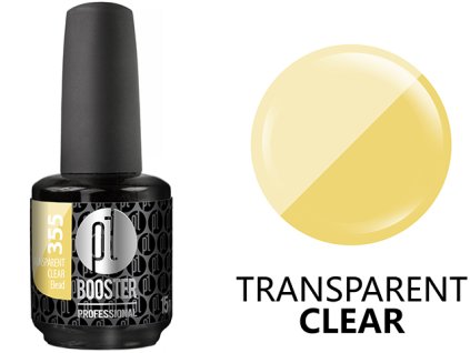 Platinum LED-tech BOOSTER COLOR Transparent - Elead  (355), 15ml - Gel-lak BEZ PILOVÁNÍ