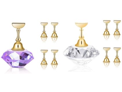 2KS ZA CENU 1KS:TIP HOLDER-stojánek vč. magnetických držáků na tipy (Crystal, Amethyst) MAX 1KS/OBJ