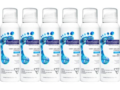 Footlogix Footlogix Profi Pack Very Dry Skin Formula (3) - bọt cho da rất khô , 6x125 ml (4.2 oz.)