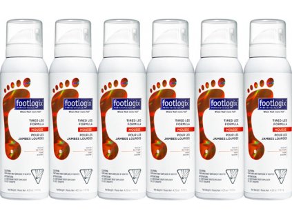 Footlogix Footlogix Profi Pack Tired Leg Formula (8) - bọt cho chân mệt mỏi, 6x125 ml (4.2 oz.)