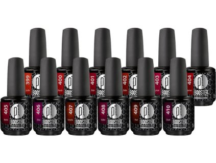 Platinum BỘ LED-tech BOOSTER COLOR 12x15ml - Collection 2021 Red Flame + Red Wine
