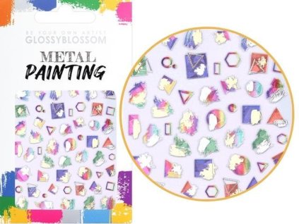 NAIL STICKERS - Miếng dán - METAL PAINTING - 5 (45884)