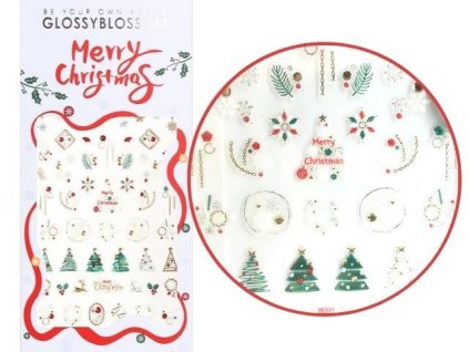 NAIL STICKERS -  Miếng dán - REMEMBER CHRISTMAS - 4 (45888)