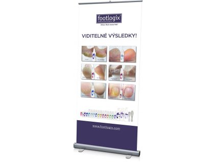 Footlogix ROLL - UP banner FOOTLOGIX - Kết quả nhìn thấy được 100x200cm (masakr)