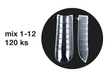Platinum Dual forms - MODERN SQUARE - pinčované rovné, mix 1-12, 120ks