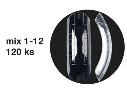 Platinum Dual forms - OVERLAP - zahnuté, mix 1-12, 120ks