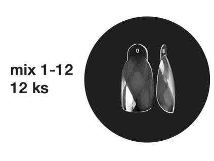 Platinum Dual forms - PEDI CLASSIC - pedikúrní klasické, mix 1-12, 12ks – testovací balení