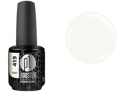 Platinum LED-tech BOOSTER COLOR - Feather (419), 15ml - Gel-lak BEZ PILOVÁNÍ
