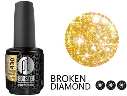Platinum LED-tech BOOSTER COLOR NEW Broken Diamond - Olympia (430), 15ml - Gel-lak BEZ PILOVÁNÍ