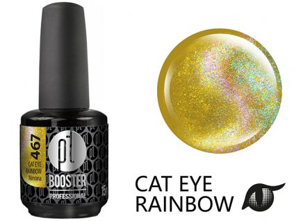 Platinum LED-tech BOOSTER COLOR Cat Eye Rainbow - Nirvana (467), 15ml - Sơn gel KHÔNG MÀI
