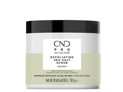 CND PRO SKINCARE EXFOLIATING SEA SALT SCRUB – Peeling chân với muối biển 18oz/532mL