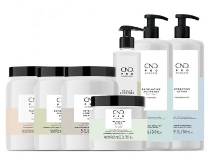 CND SADA: PRO SKINCARE – sét đầy đủ các sản phẩm SPA để điều trị Mani + Pedi