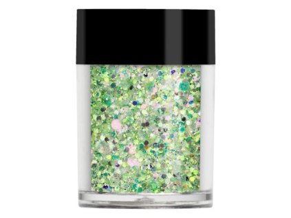 Lecenté MULTI GLITZ - multi glitry - MINT SWIRL, 7g