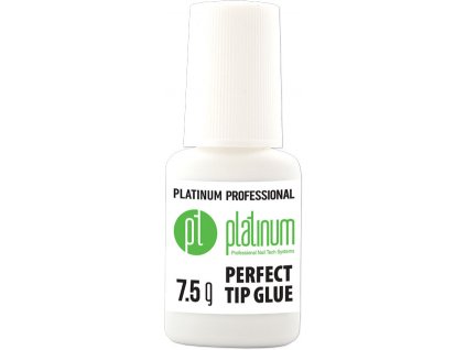 Platinum PLATINUM PROFESSIONAL PERFECT TIP GLUE - hồ trong dán móng tip có chổi cọ, 7,5g