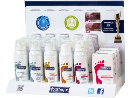 Footlogix Counter Display (B) - Kệ trưng bầy + 18 sản phẩm