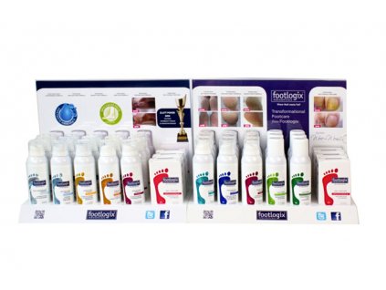Footlogix MASTER Counter Display - kệ trưng bầy + 36 sản phẩm