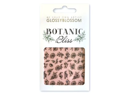 NAIL STICKERS – Miếng dán – BOTANIC Bliss – Glam Black 2 (69019)