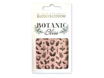 NAIL STICKERS – Miếng dán – BOTANIC Bliss – Glam Black 3 (69020)