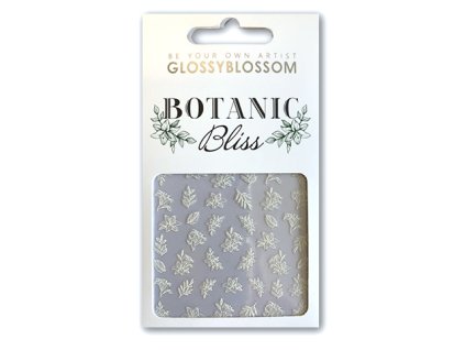 NAIL STICKERS – Miếng dán – BOTANIC Bliss – Bright White 1 (69024)