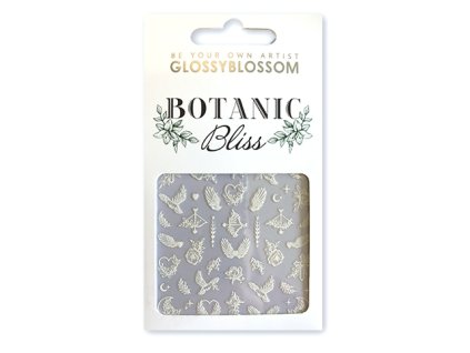 NAIL STICKERS – Miếng dán – BOTANIC Bliss – Bright White 3 (69026)