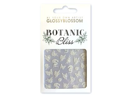 NAIL STICKERS – Miếng dán – BOTANIC Bliss – Bright White 5 (69028)