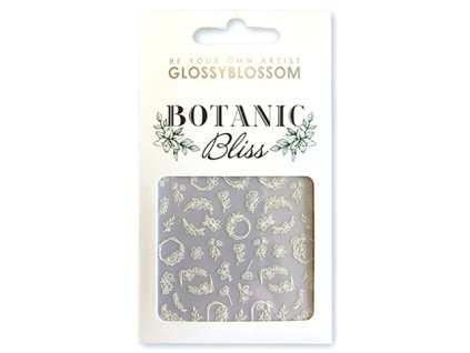 NAIL STICKERS – Miếng dán – BOTANIC Bliss – Bright White 6 (69029)
