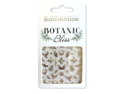 NAIL STICKERS – Miếng dán – BOTANIC Bliss – Golden Rose 3 (69032)
