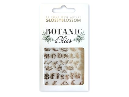 NAIL STICKERS – Miếng dán – BOTANIC Bliss – Golden Rose 4 (69033)