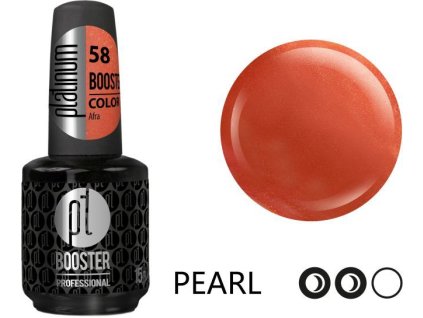 Platinum LED-tech BOOSTER COLOR Afra (58), 15ml - Sơn gel  KHÔNG MÀI