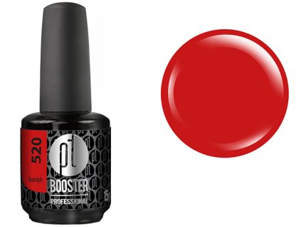 Platinum LED-tech BOOSTER COLOR - Rudolph (520), 15ml - Gel-lak BEZ PILOVÁNÍ