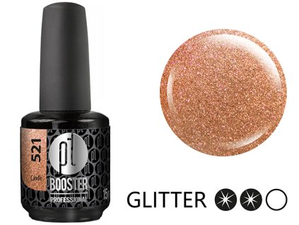 Platinum LED-tech BOOSTER COLOR - Candle (521), 15ml - Gel-lak BEZ PILOVÁNÍ
