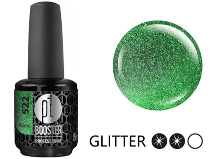 Platinum LED-tech BOOSTER COLOR - Mistletoe (522), 15ml - Gel-lak BEZ PILOVÁNÍ