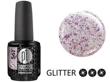 Platinum LED-tech BOOSTER COLOR - Prom (567), 15ml - Gel-lak BEZ PILOVÁNÍ