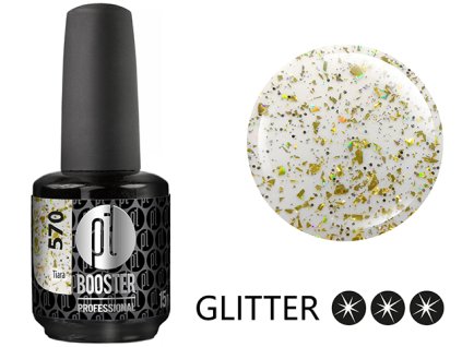 Platinum LED-tech BOOSTER COLOR - Tiara (570), 15ml - Gel-lak BEZ PILOVÁNÍ