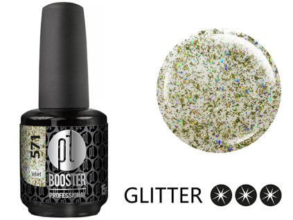 Platinum LED-tech BOOSTER COLOR - Velvet (571), 15ml - Gel-lak BEZ PILOVÁNÍ